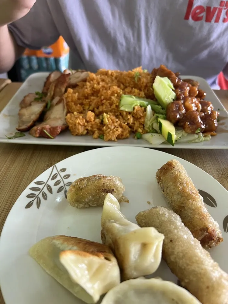 Poulet Croustillant Riz Thaï